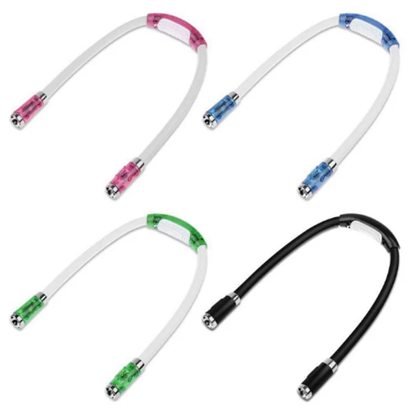  Flexible Handsfree LED Neck Light Book Reading Lamp Night Flashlight Camping Light LKS99 - 33044863315