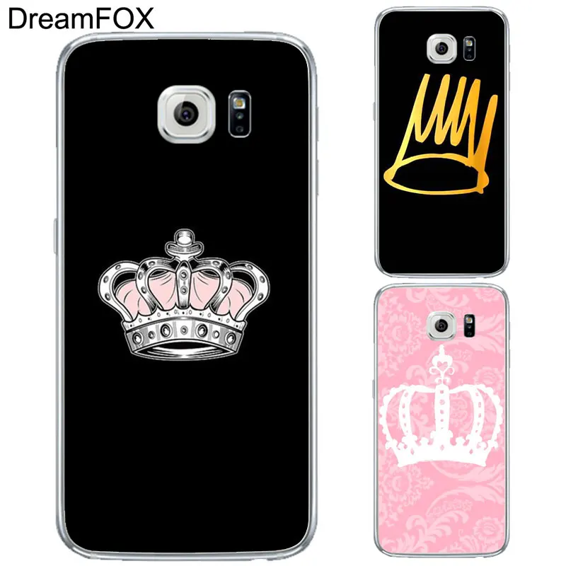 

DREAMFOX L227 Boss Crown King Soft TPU Silicone Case Cover For Samsung Galaxy Note S 5 6 7 8 9 10 10e Lite Edge Plus Grand Prime