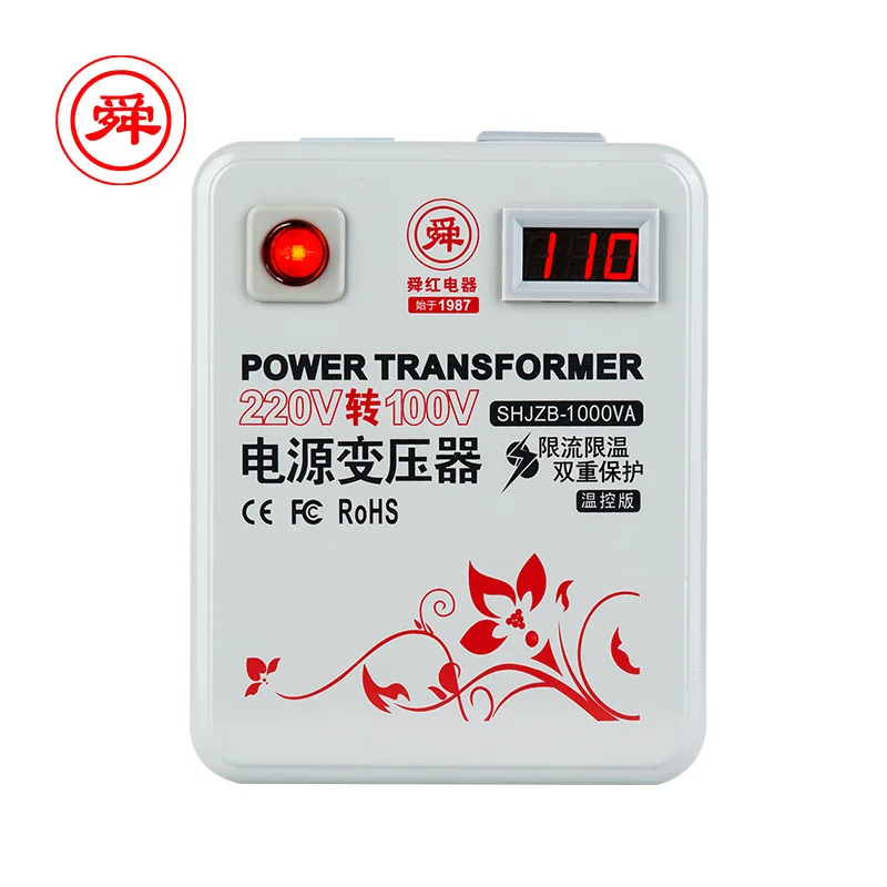

1000W Power Transformer with LED indication Voltage Coverter Electric adapter for Lithium bike and Big Electric application