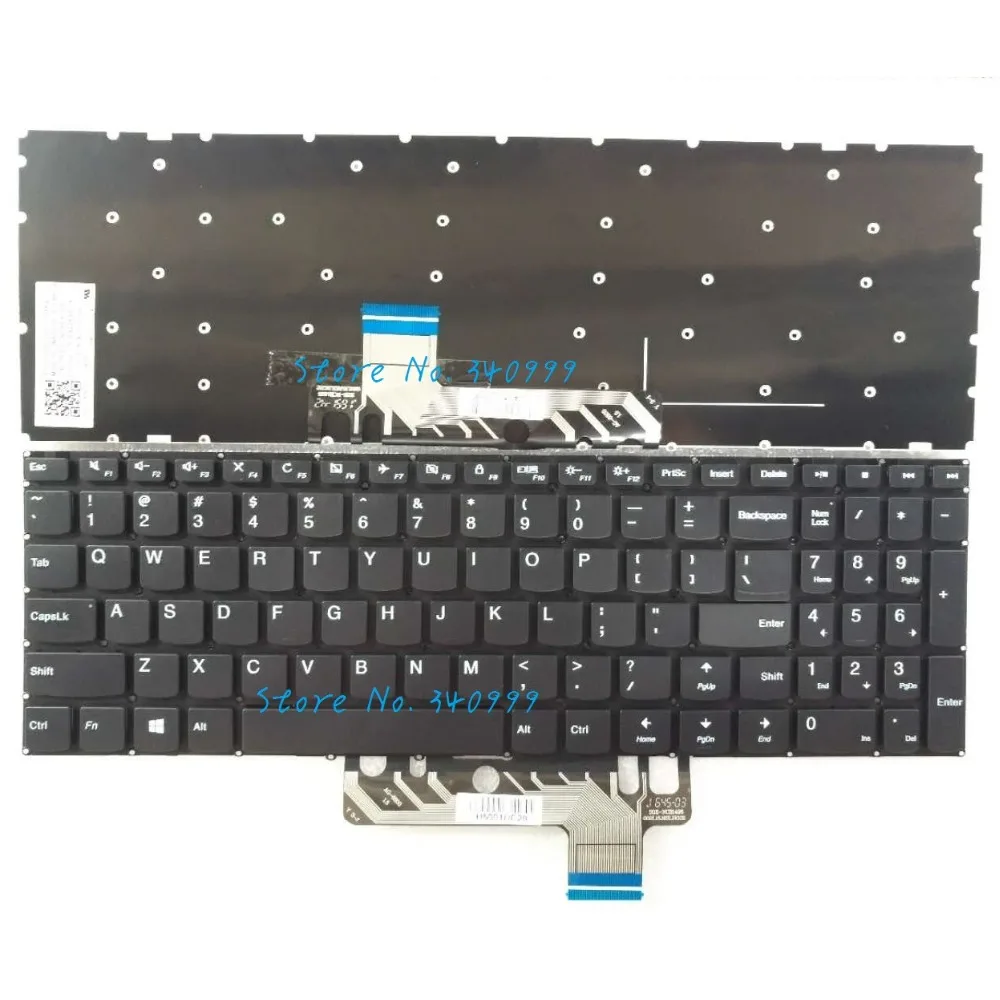 Новинка для lenovo IdeaPad Yoga 510-15IKB 510-15ISK черная клавиатура без подсветки | Компьютеры и