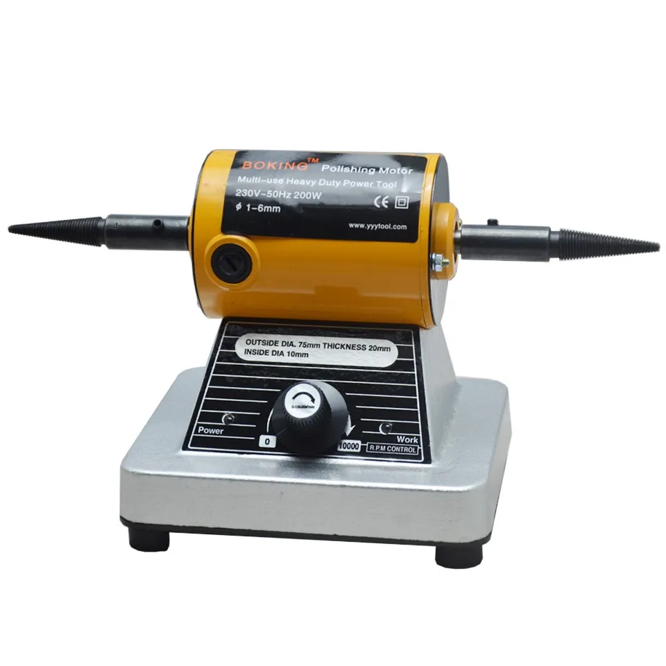 Goxawee 10000rpm Mini Bench Grinder Polishing Grinding Machine