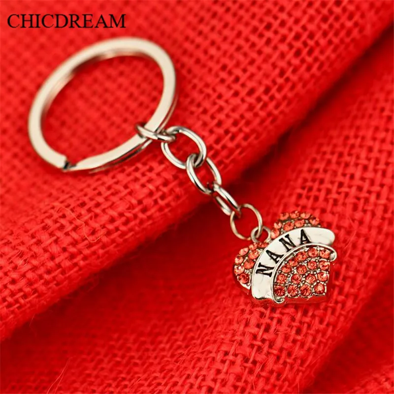 CHICDREAM Chrismas New Luxury Key Chains Statement Charms Key Ring