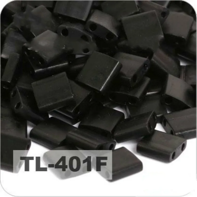 TL-401F Taidian Bohemian Tila Seedbeads for Handmade Womens Bracelets Making 551.9mm Two Holes 5grams20gramslot
