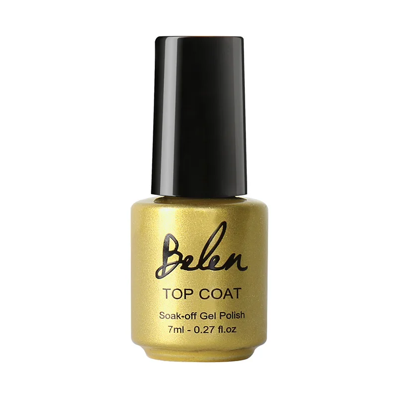 Belen Гель-лак для ногтей замачиваемый стойкий гель для ногтей УФ светодиодный косметический Маникюр серый цвет лаки для ногтей лак-основа Топ - Цвет: Top Coat