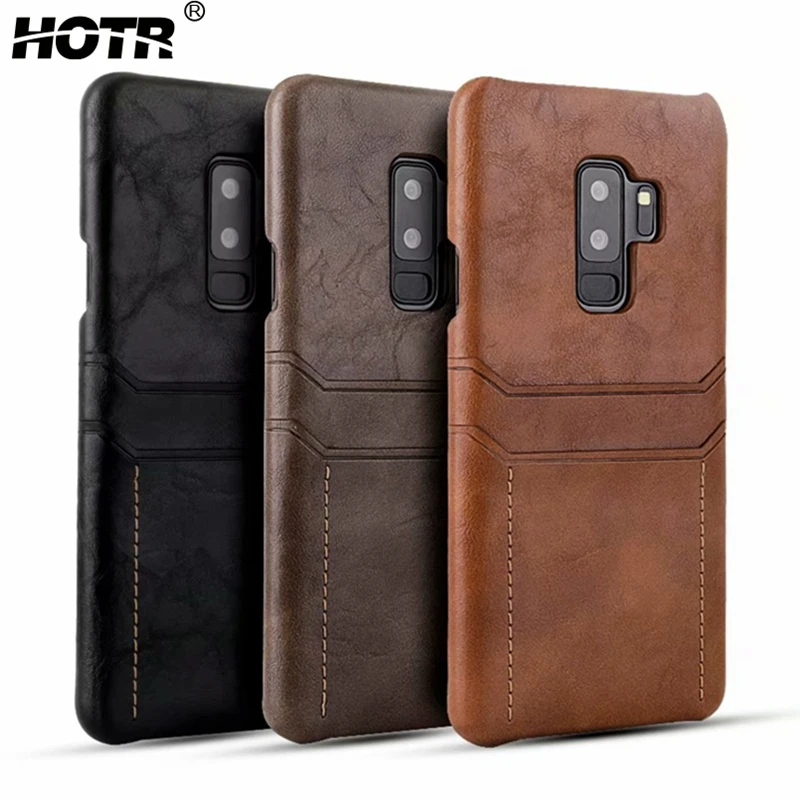 

Note 9 Leather Case for Samsung Galaxy Note 9 Note 8 S8 S9 S10e S10 Plus PU Leather Back Case Card Insert Cover S10 s9 Plus