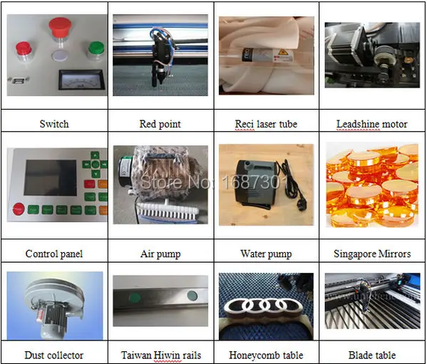 laser machine  parts