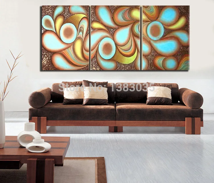 Popular Wall Art Sets-Buy Cheap Wall Art Sets Lots From China Wall Hand Painted Modern Canvas Painting Oil Picture 3 Piece Contemporary Abstract Wall Art Set Living Room - Popular Wall Art Sets-Buy Cheap Wall Art Sets Lots From China Wall