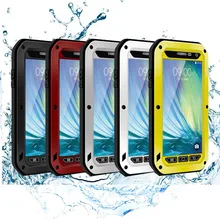 LOVE MEI Powerful Waterproof Dirtproof Aluminum Metal Case For Samsung Galaxy A3000 2015 Free Shipping