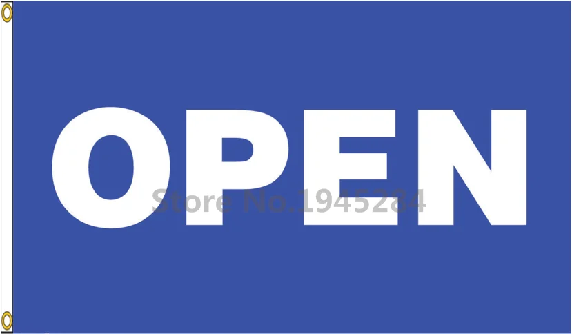 Image Open Flag Store Open Sign Flag Banner New 3x5ft 90x150cm Polyester 02,  free shipping