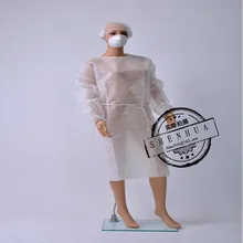 Водонепроницаемый стиль 10 шт Чистая рабочая одежда, фартук, одноразовые хирургические халаты, защита от загрязнения масла. Массажные тапочки, домашняя обувь