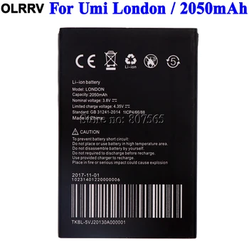 

20PCS/LOT For UMI London Battery 2050mAh Batterie Bateria Accumulator AKKU