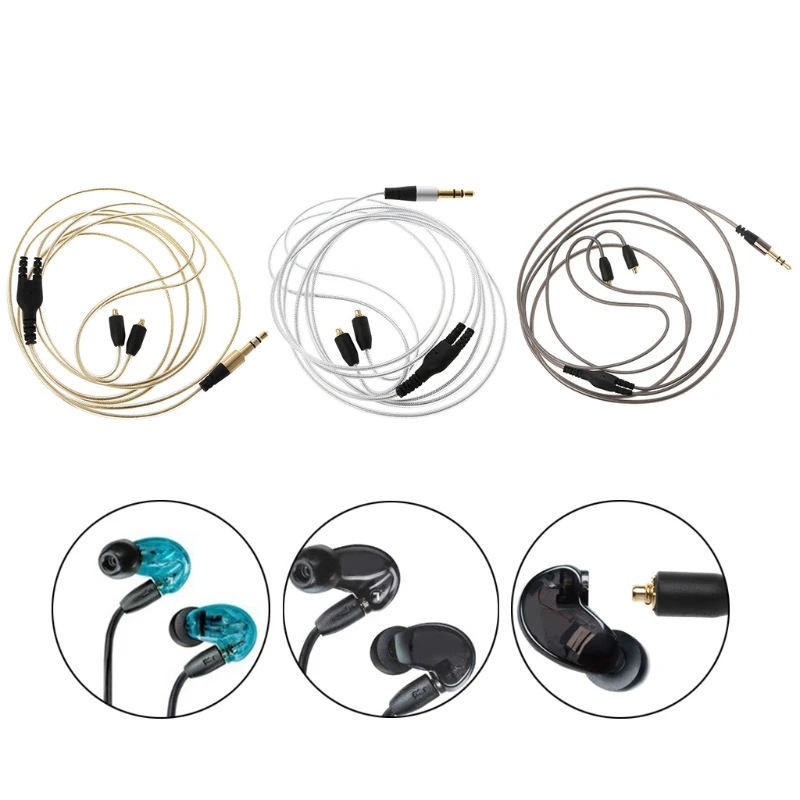 Новый кабель MMCX для наушников Shure SE215 SE315 SE535 SE846|Аксессуары наушников| |