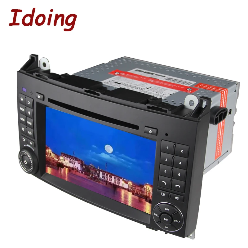 Sale Idoing 2Din Steering Wheel For MercedesBenz A Class&B Class Car DVD Multimedia Video Player Android7.1Navigation Bluetooth WIFI 3