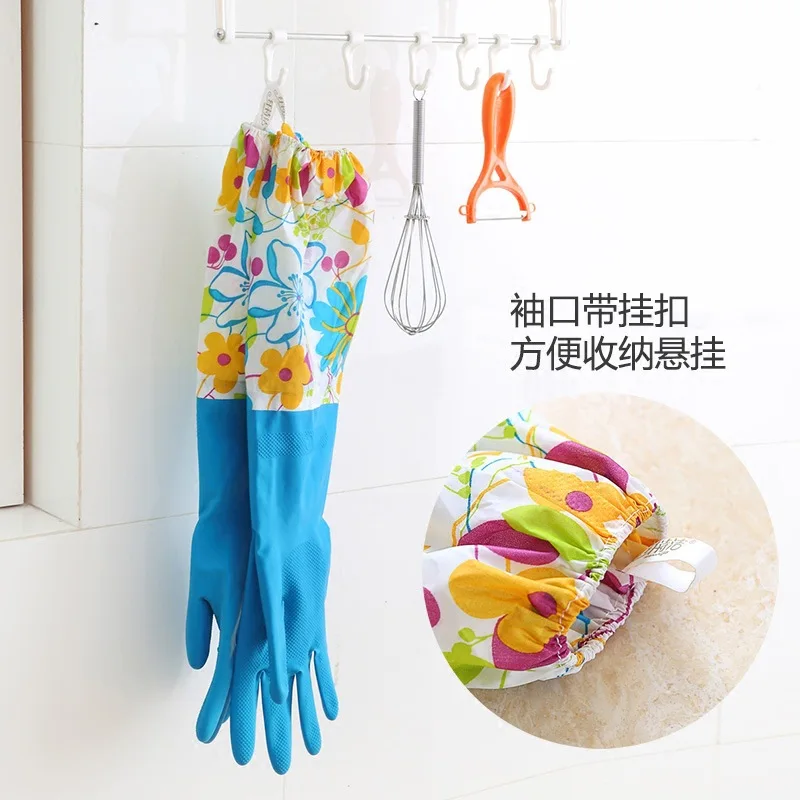 1 пара DIY здоровые модные стиральные антипригарные эмульсионные кухонные Портативные водонепроницаемые перчатки для стирки потертые перчатки для работы по дому чистые