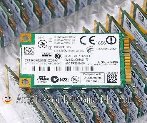 Wi Fi Link 5300 PCI E Беспроводная WLAN карта 533ANMMW 802.11n для Dell d420 d430 d630 d620 D830 D820 xps 1520 Toshiba Acer