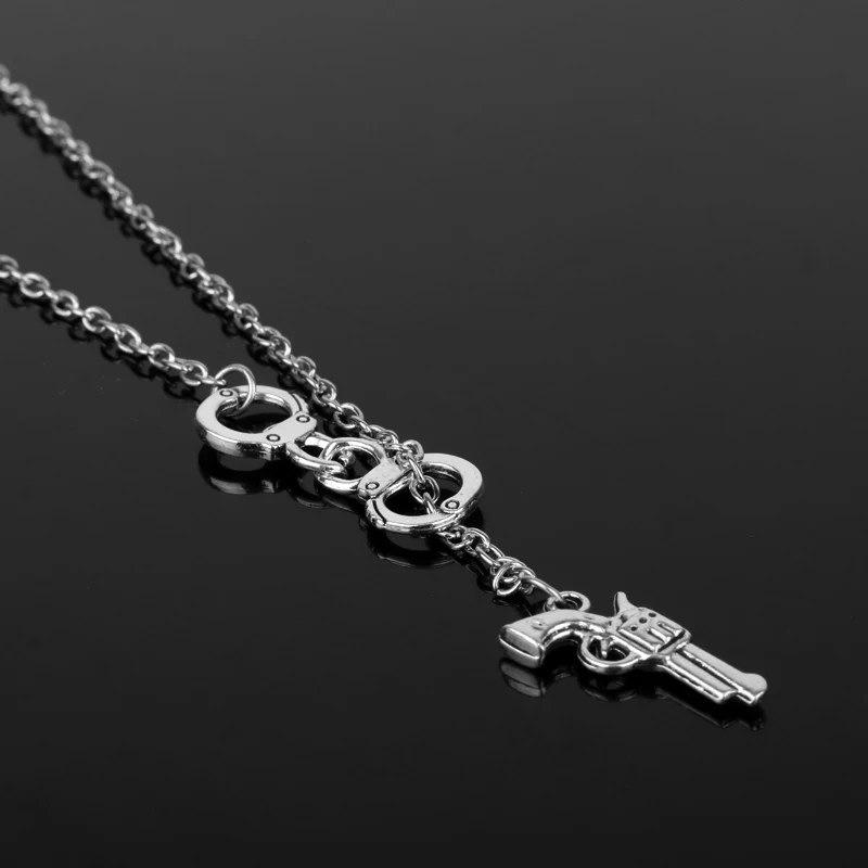 Женское колье чокер с подвеской в виде пистолета|fashion necklace|necklace fashionnecklace women |