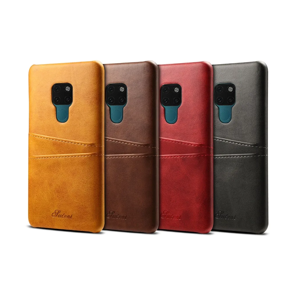 

Luxury Phone Cover For Huawei Mate 20 Case Waterproof Anti-knock Heavy Duty Protection Cover With Card Pocket Business Essential
