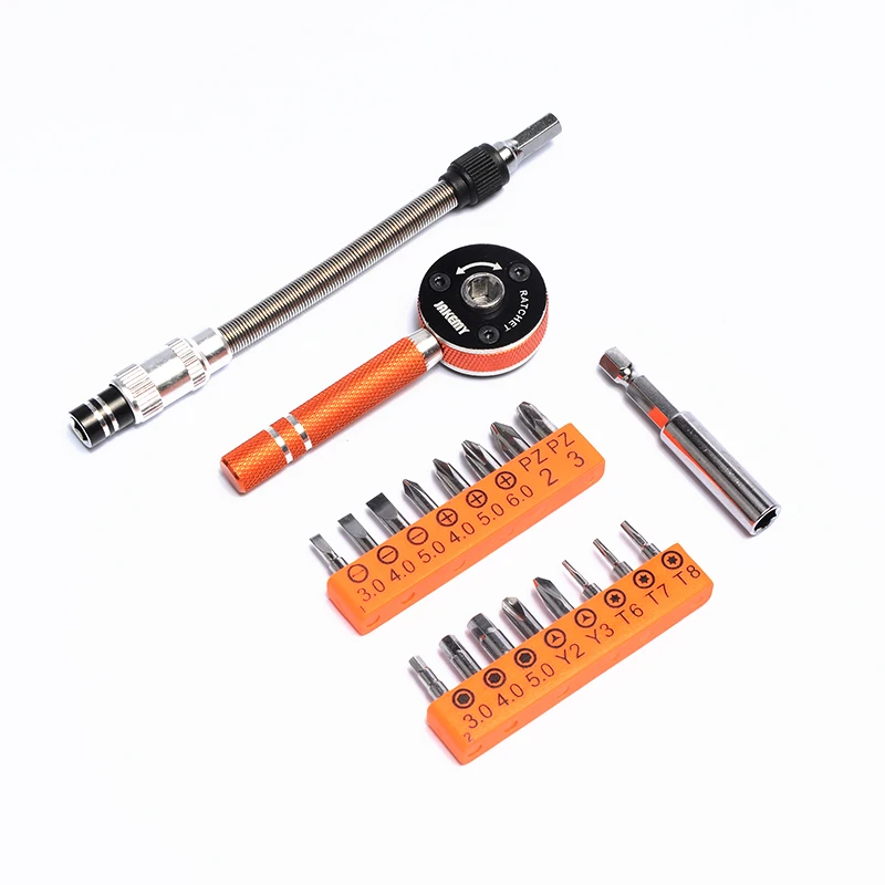 JAKEMY Multifunction Ratchet Screwdriver Set Torque Wrench Set Flexible