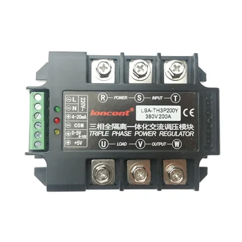 

Three phase fully isolated AC phase shift voltage regulator module 200A power regulator LSA-TH3P200