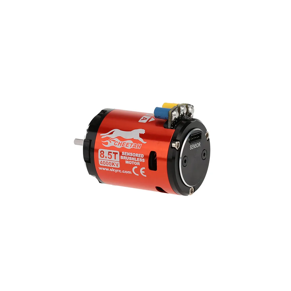 

4000KV 8.5T 2P Brushless Sensored Motor & CS60 60A Brushless Sensored ESC & LED Program Card Combo Set for 1/10 1/12 Touring Car