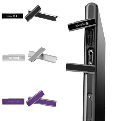 Vannego для Sony Xperia Z1 L39H LT39 C6902 C6903 C6906 C6943 слот sim-карты порт Micro SD USB пылезащитный Разъем