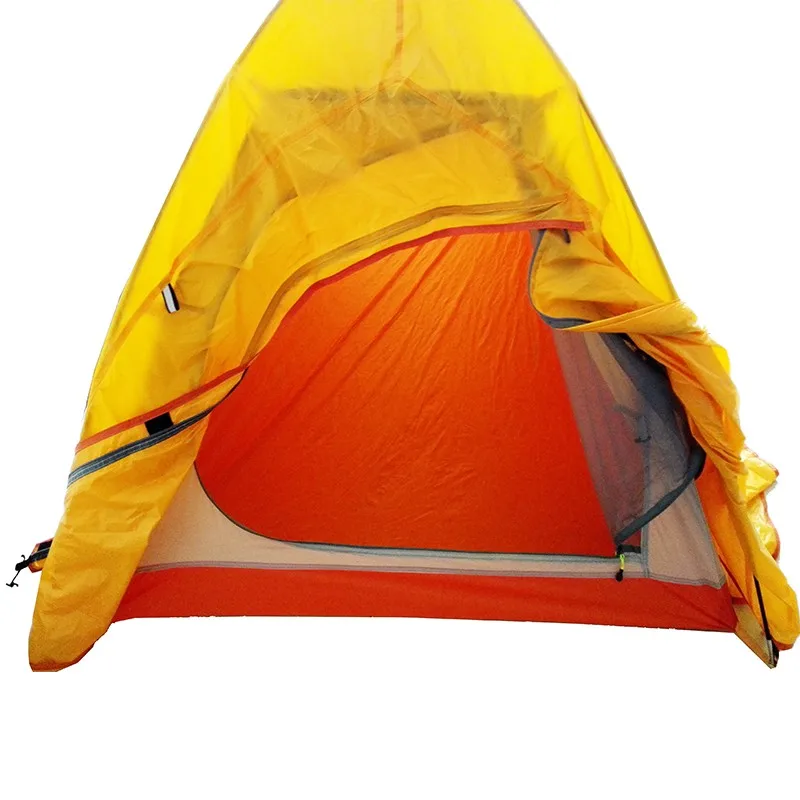 1.35KG  Silicone Coated Waterproof 20D Nylon And Carbon Fiber Pole Double-layer Two-person Ultralight UL  Camping Tent