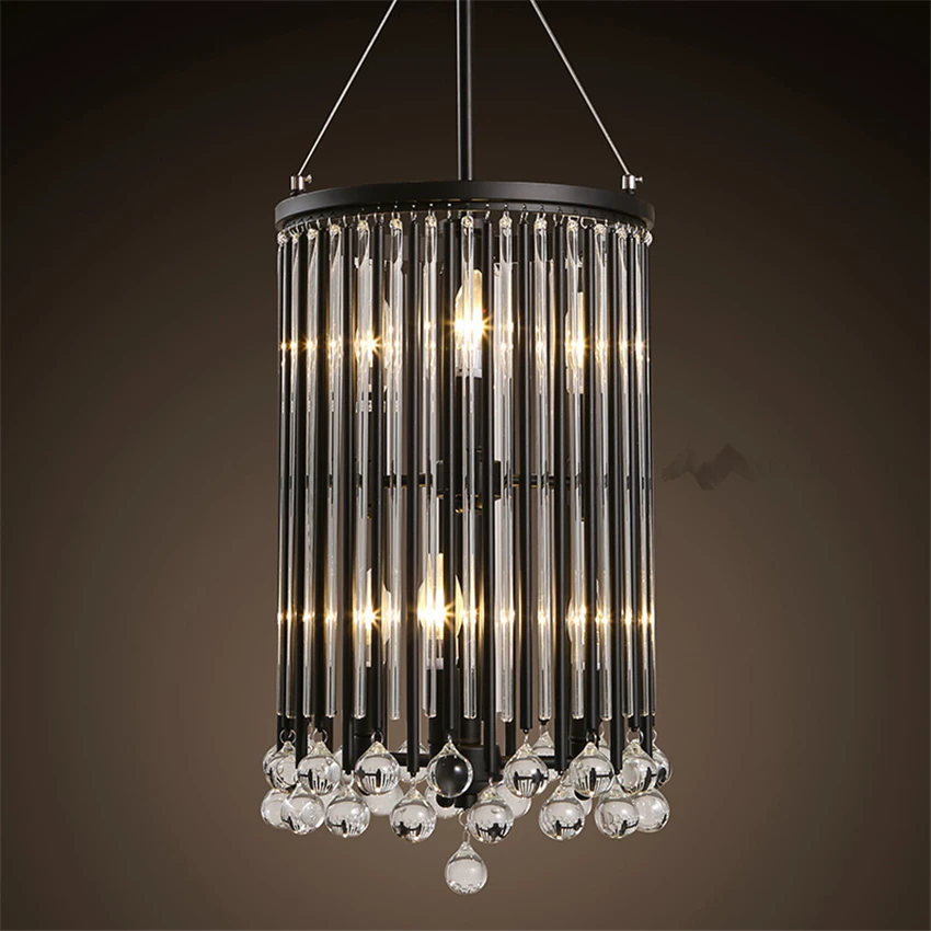 

LFH Modern Crystal Chandelier Living Room Indoor Lamp lustres de cristal Decoration Tiffany Pendants Chandeliers Home Lighting