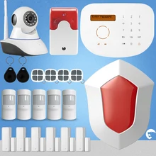 S2G Chuangkesafe Kit Sistema de Alarma de Su Casa GSM antirrobo Inteligente Sirena Con Ip 4 Controlador Remoto
