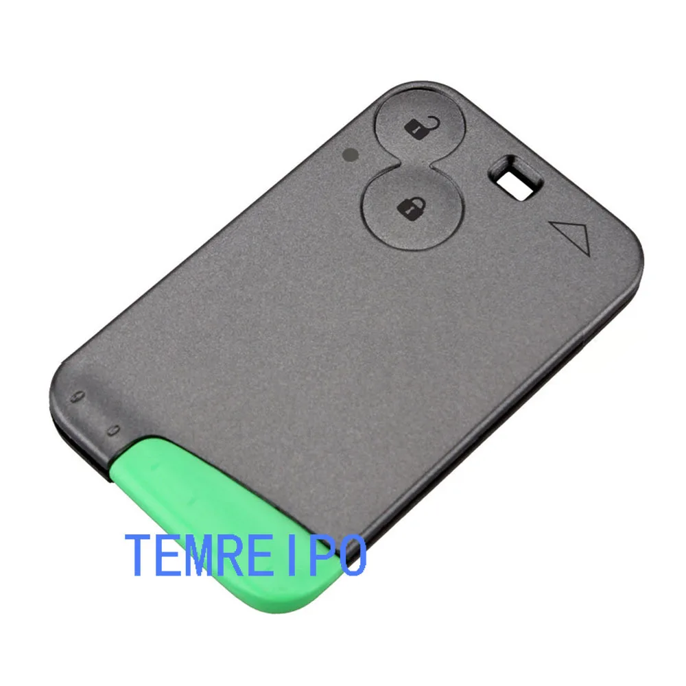 

2 Buttons Replacement key for renault Laguna smart key case with smart key blade no logo fob