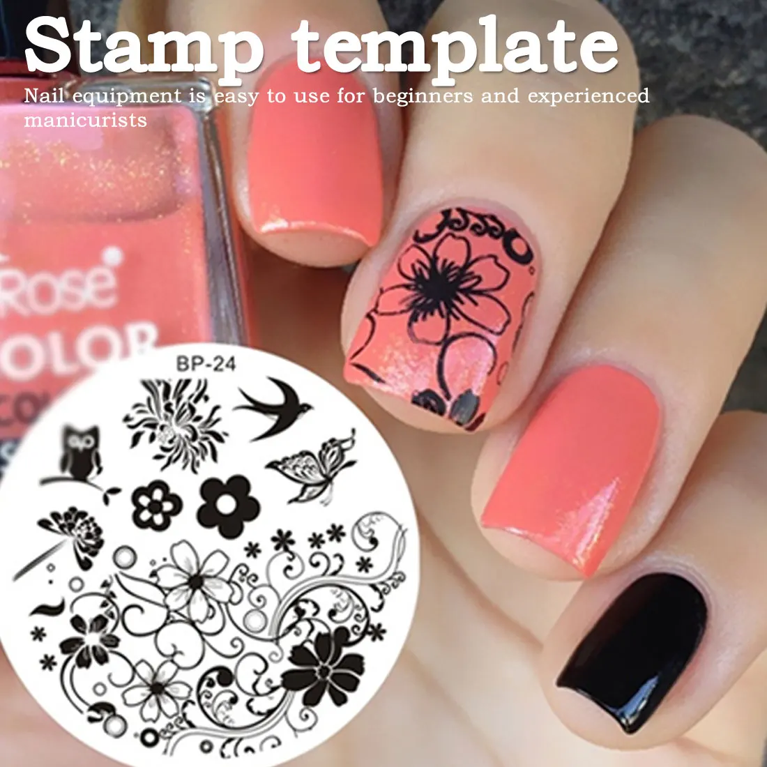 

Rectangle Shape 1pcs Summer Pattern Nail Stamping Template Summer Fruit Leaf Image Rectangle Nail Art Stamp Plate