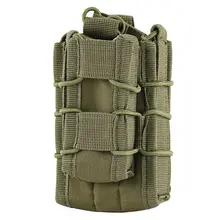 Открытый Охота Военная Тактическая MOLLE тройной нейлон журнал сумка Пейнтбол сумка для оборудования