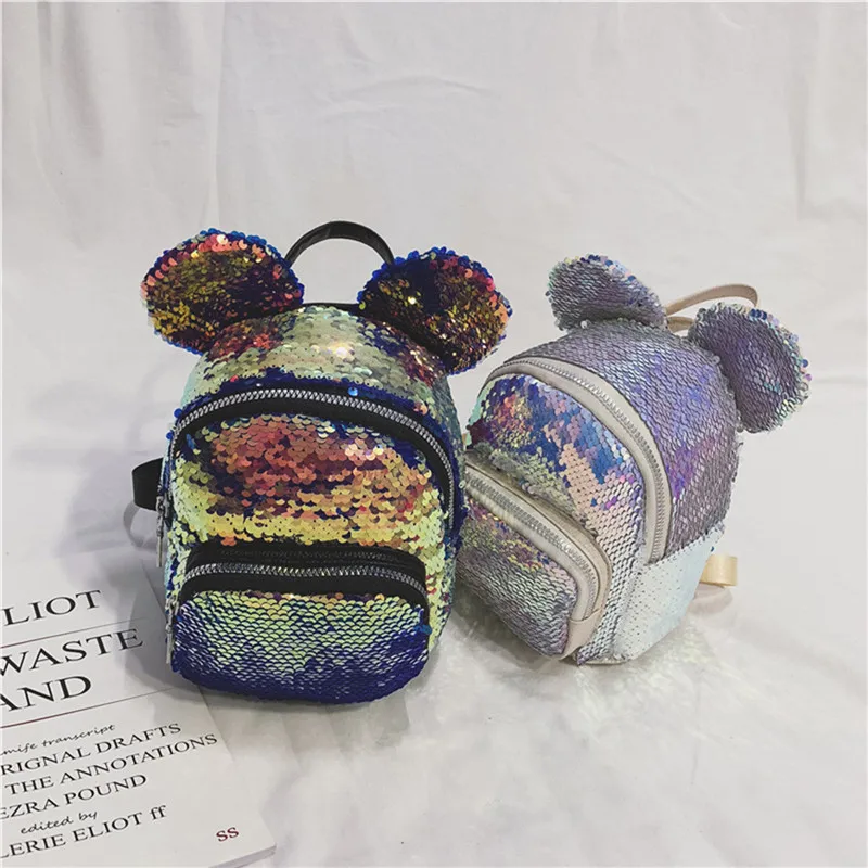 

Funny Joy New Ccute Cartoon Kids Sequin Backpack Toy Mini School Bag Children's Gifts Boy Girl Baby Student Bags 18#50