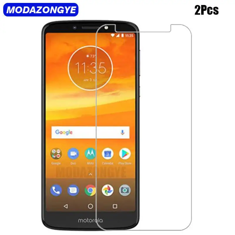 2 шт. Защита экрана для lenovo Motorola Moto E5 Plus закаленное стекло для Motorola Moto E5 E 5 E5Plus XT1924 XT1944 стеклянная пленка - Цвет: Transparent