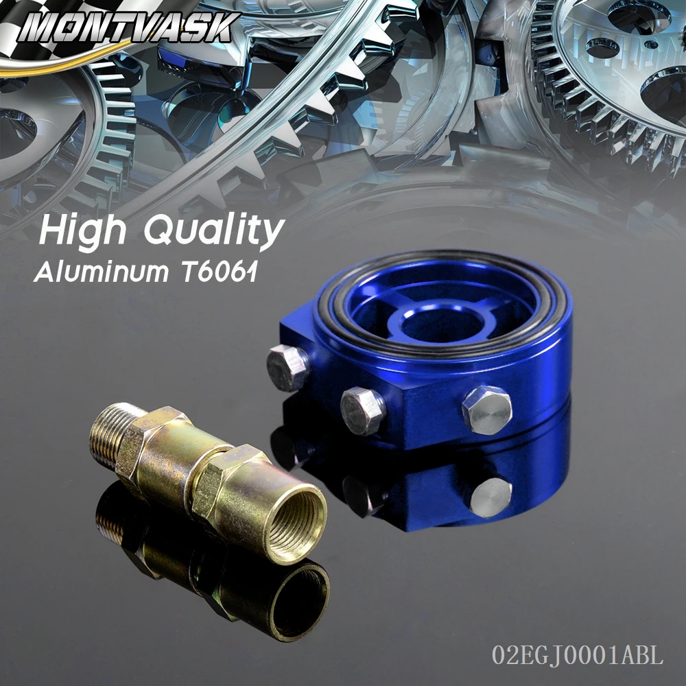 

Free Shipping Aluminum Oil/Gauge Filter Sandwich Adapter Fitting Plate Turbo Oil Line Kit