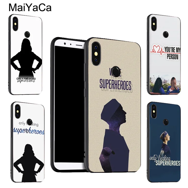 Чехол MaiYaCa GREY'S ANATOMY QUOTES для POCO X3 F2 Pro F1 Red mi Note 9 8 T 7 9S 9C Mi 10 Lite A3 9T | Мобильные