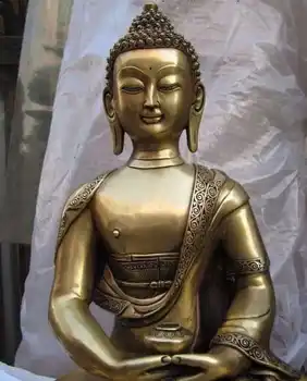 

20 Tibet Buddhism Temple Brass made Amitayus Sakyamuni Tathagata Buddha Statue