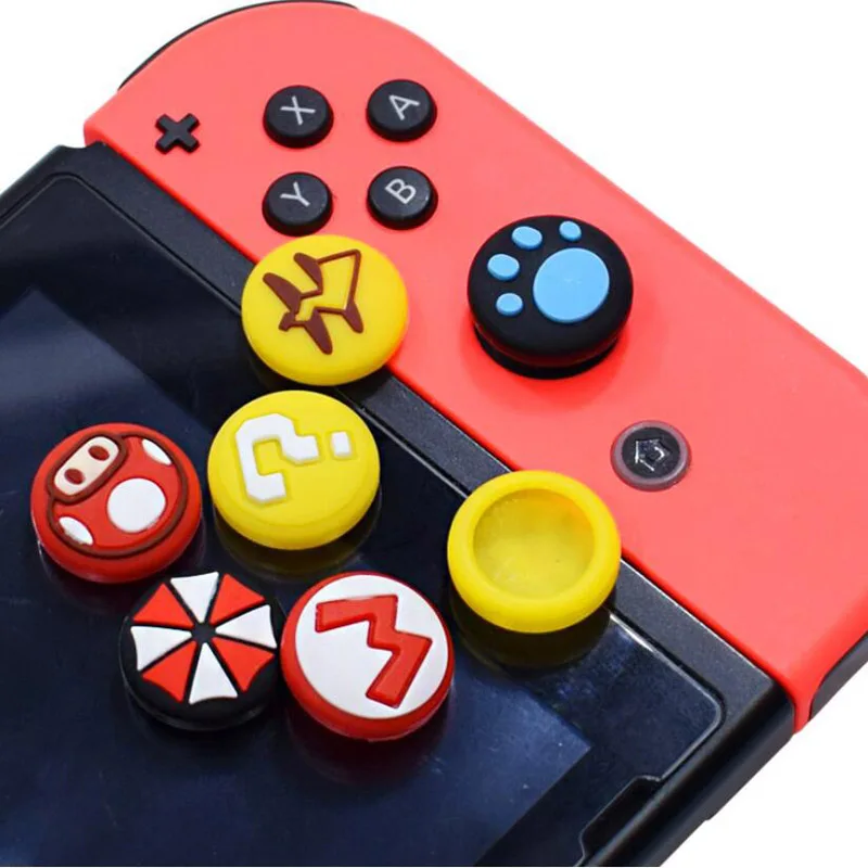 Ручка для большого пальца крышка для джойстика чехол для Mario Zend Switch Lite NS Joy-Con контроллер Pokeball геймпад Thumbstick чехол