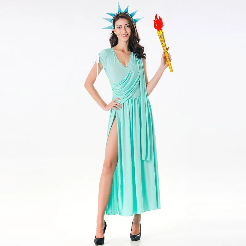 Patriotic Collection Adult Statue Of Liberty Costume -in Sexy Costumes
