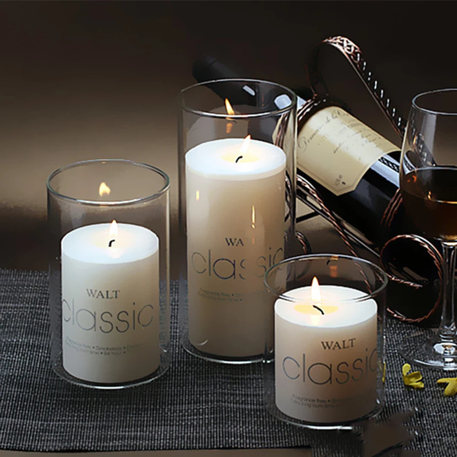 

Transparent crystal centerpieces Candle Holders Nordic Candlestick votive candle holders christmas decorations for home 30Z003