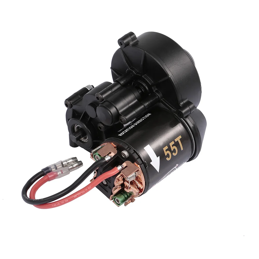 

AUSTAR 540 55T RC Brushed Motor with Speed Change Gear Box for 1/10 Axial SCX10 RC4WD D90 Off-Road Crawler Climbing RC Car