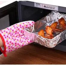 2 шт. термостойкий Коврик микроволновая печь для выпечки специальные анти-ожоги изолированные перчатки выпечки специальные перчатки прихватка LW0432