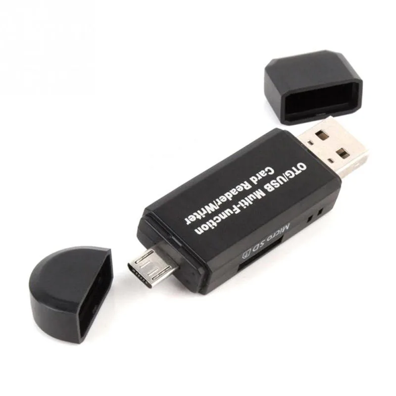Memery карты устройство для чтения Micro USB OTG к USB 2,0 адаптер SD кард-ридер для Android телефон планшет ПК