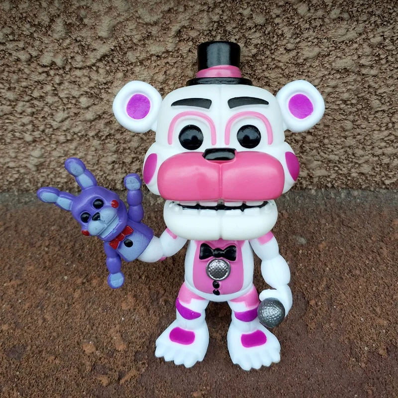Five Nights At Freddy's Toys ПВХ 10 шт. фигурки кошмар мишка куклы винил FNAF Бонни и Чика Фокси