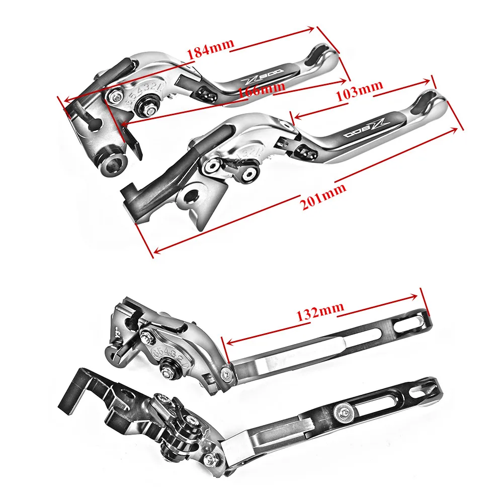 Мотоцикл Складные рычаги тормоза и сцепления ЧПУ регулируемый тормозной рычаг сцепления подходит для Kawasaki Z800/E версии 2013