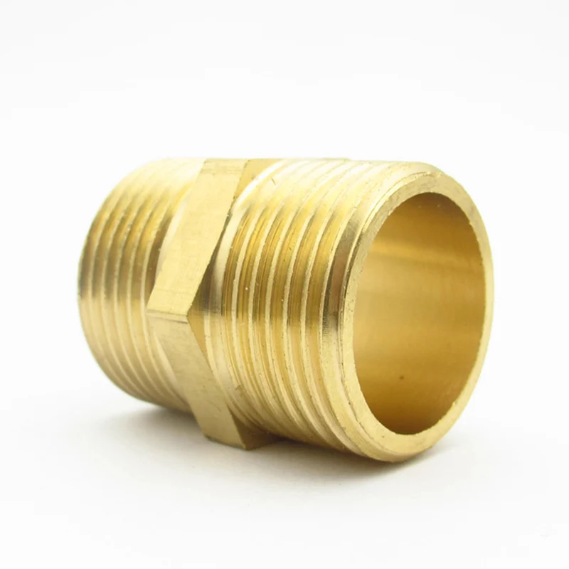 3/4" BSP Male Thread Brass Pipe Fitting Hex Nipple Coupler Connector Adapter For Water Fuel Gas Length 70mm | Обустройство дома