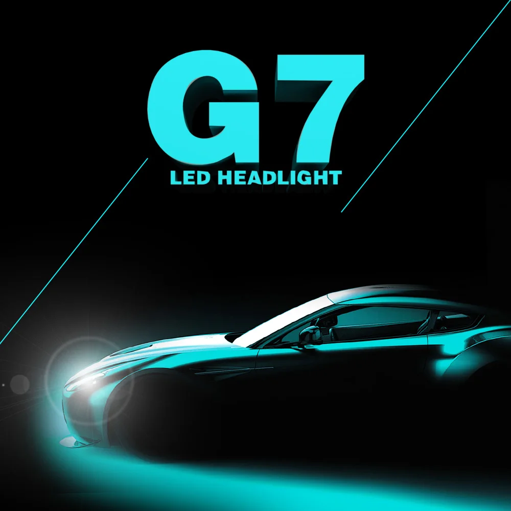 2 X G7-H7 фар автомобиля лампы УДАРА СВЕТОДИОДНЫЙ 30 Вт 3000LM 9 V-36 V Водонепроницаемый IP68 6000 K 200 м свет диапазон 360 градусов Луч внедорожник спрятал
