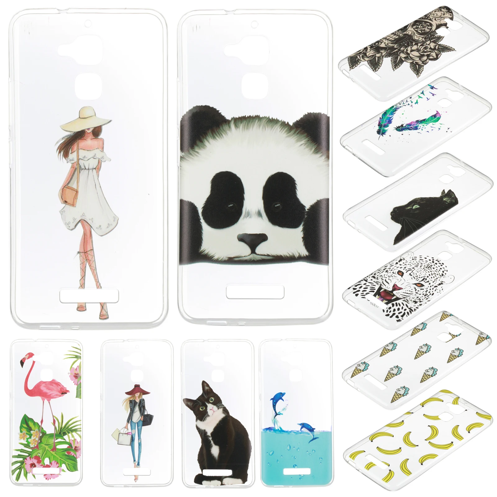 case for Asus Zenfone 3 Max ZC520TL soft TPU Silicon covers fashion cover cases |