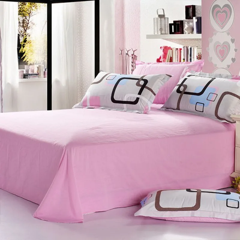 Flat Sheet or Bed Sheet 100 Cotton Flat Sheet Twill Printed 21 Style