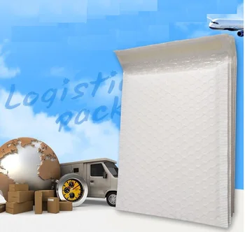

40pcs 15 Sizes Manufacturer White Form Light Film Bubble Envelope Bags Mail Shockproof Envelope Paper Packaging Shipping Pouch