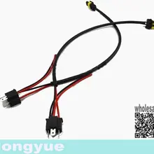 Longyue 2 шт. H4 9003 HB2 жгут проводов для xenon HID балласт гнездо для XENON HID Conversion Kit 45 см
